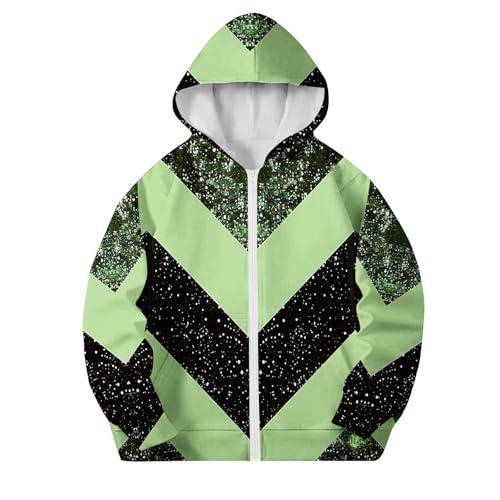 DDAPJ pyju Hoodies for Girls Trendy Casual Long Sleeve Jackets Kids Cute Floral Print Hooded Sweatshirts with Pockets