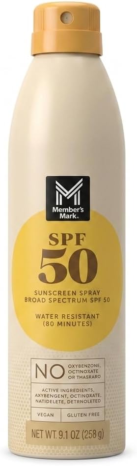 Member's Mark Sunscreen Spray Set SPF 50-9.1oz - 3 bottles