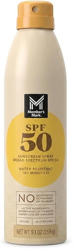 Member's Mark Sunscreen Spray Set SPF 50-9.1oz - 3 bottles