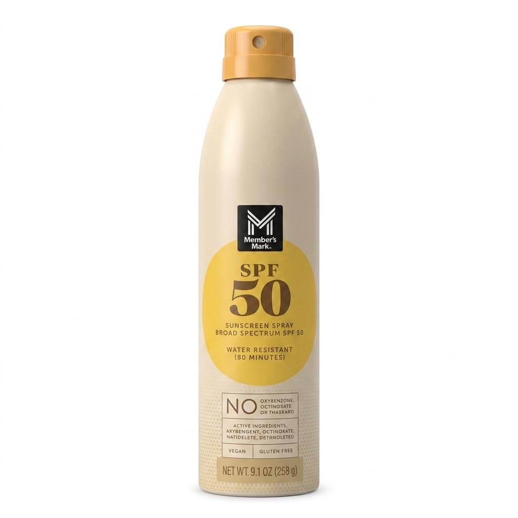 Member's Mark Sunscreen Spray Set SPF 50-9.1oz - 3 bottles