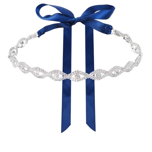 Bridal Belts Crystal Rhinestone Belt Bridesmaid Gown Sash for Women Accessories Dress Matching