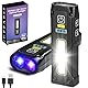 DARKBEAM Schwarzlicht UV Taschenlampe 365+395, 1000LM LED EDC Taschenlampen Wiederaufladbare Woods Lampe, Mini Magnetfuß COB Rotlicht & Notstrom für AC Leck, Epoxidharz, Haustiere Urin, Haus/Außen