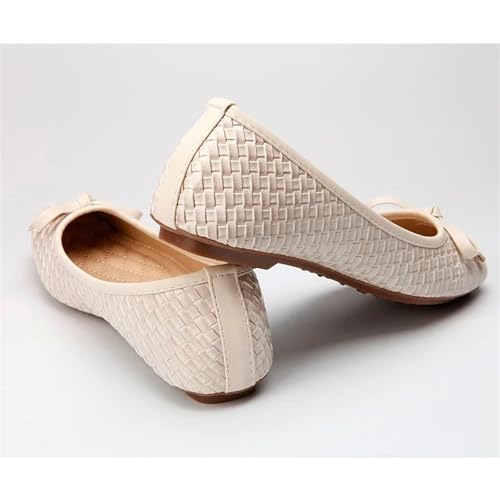 Lady Soft Sole Flats Shoes for Driving Pregnant Woman Shoes Women Autumn Spring Work Shoes Square Toe3