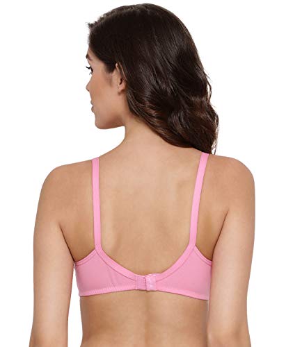 Image of Lyra Women's Moulded Encircled Bra(513) Pack of 2 White & Black,30B