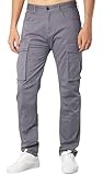 ITALYMORN Mens Work Cargo Pants Multi Pockets Travel Pants Hiking Casual Outdoor (32, Stone Grey)