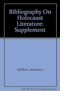 Hardcover Bibliography On Holocaust Literature: Supplement Book