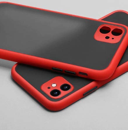 TopgadgetsUK Funda para Samsung Galaxy S21 5G, a prueba de golpes Funda protectora Bumper Drop Protection/Shock Absorción/Shock Proof Silicone Rubber Case For S21 (rojo) Cover