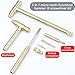 Joyangy 6-In-1 Multifunctional Metal Mini Hammer, Small Nesting Hammer and Screwdriver Set, Portable Steel Mini Hammer Ideal for Repairing Watches, Jewelry and Other Small Parts