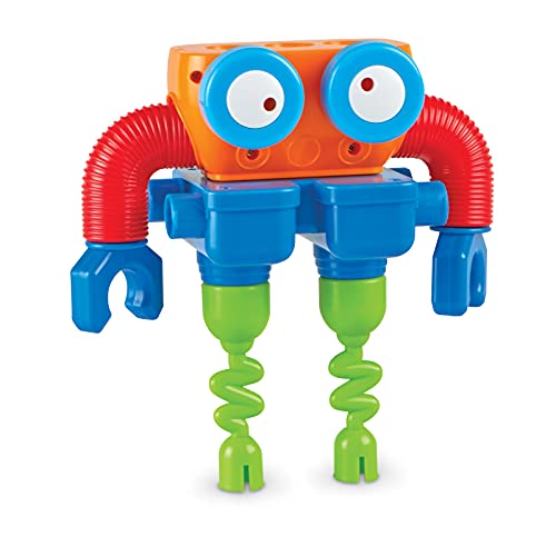Learning Resources 1-2-3 Build It! Robot Factory, Fine Motor Toy, Robot Building Set For Unisex Children Ages 2+ #TOP3