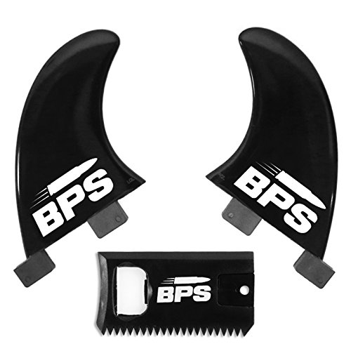 BPS 2-Piece Side Bites Fins - Glass Flex Surf Fin Set