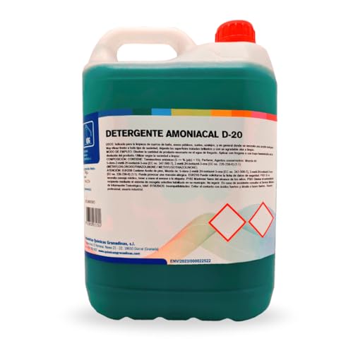 IQG Limpiador amoniacal de uso general para la limpieza de suelos y superficies lavables 5L.