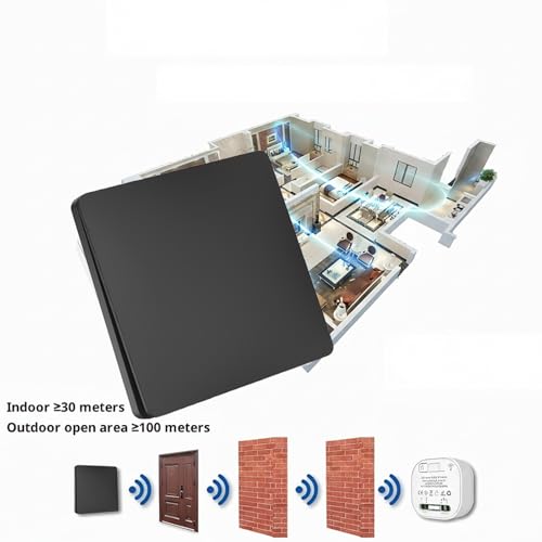Interruptor sin batería Mengshen para controlar luces a distancia sin reformas ni cables 3