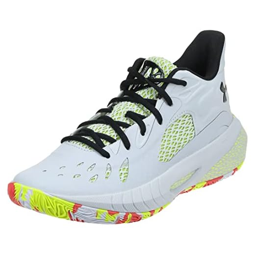 Under Armour unisex adult Hovr Havoc 3 Basketball Shoe, Halo Gray (104 Halo Gray, 7.5 Big Kid US