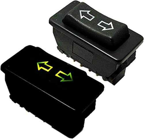 Interrupteur vitre voiture 5 pins DC 12V 24V avec lampe verte