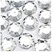 The Crafts Outlet 144-Piece Loose Flatback Acrylic Round Rhinestones, 20mm, Crystal Clear