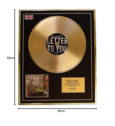 Everythingcollectible BRUCE SPRINGSTEEN/EDITION LIMITEE/CADRE DISQUE D'OR CD ET VINYLE/LETTER TO YOU – vue 2