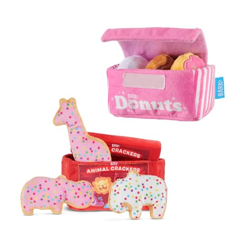 Barkbox Interactive Dog Toy Bundle 4 en 1 para perros pequeños
