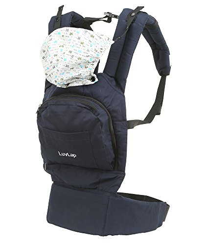 Image of LuvLap Elite Baby Carrier - Navy