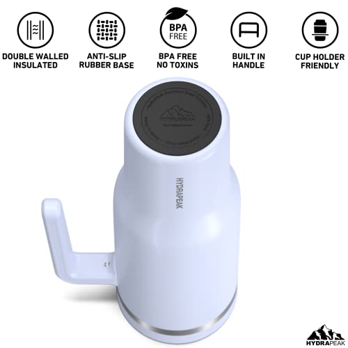 Hydrapeak Voyager 40 Oz Tumbler With Handle And Straw Lid, Tumbler, 40 Oz Tumbler Handle, Tumbler Lid Straw, Tumblers, 40Oz Tumbler With Handle (Iceberg) #TOP2