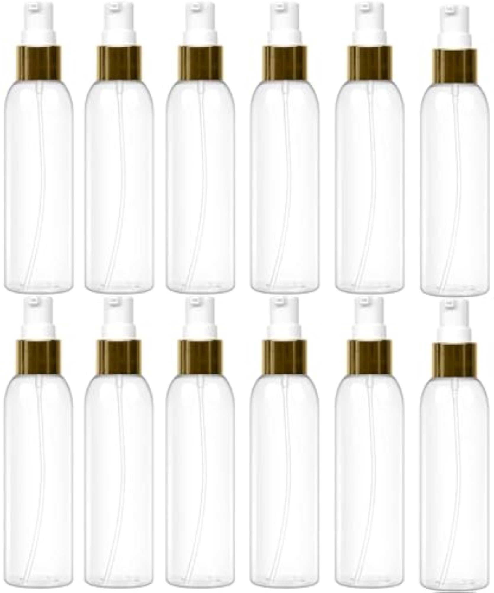 100ml Lotion Bottles with Golden Pumps, Leak Proof