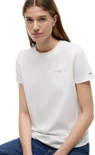 T shirt Tommy Hilfiger 1985 REG MINI CORP LOGO C NK SS EU - vue 5