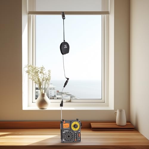 Antena SW002 de onda corta exterior cable FM para receptores RF750 RF75A RF886 RF206 2