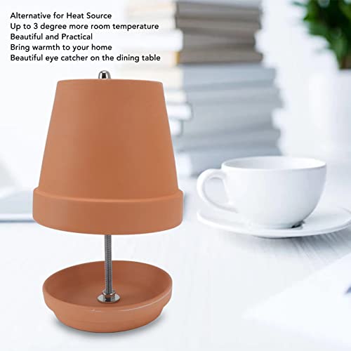 Candle Heater, Tea Light Oven Double Walled Tea Light Oven for Heating, Ceramic Large Tea Light Heater, Candle Oven Candle Heating Kit for Living Room, Bedroom, Office, Study