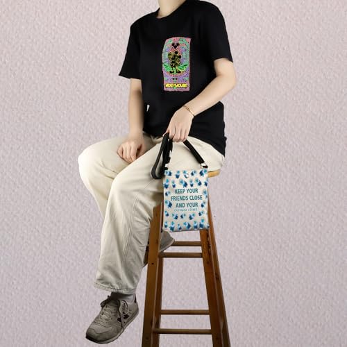 Image of MNIGIU Musical Inspired Gift Musical Crossbody Bag Musical Merch For Musical Lover