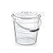 Price comparison product image AGROHIT Bucket with Lid and Carry Handle 5/10/15 Litres Transparent, 10L