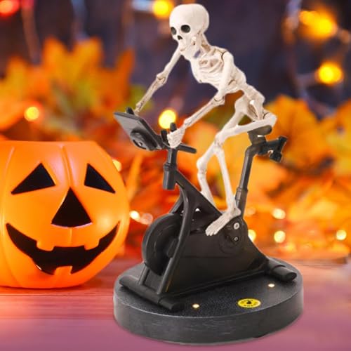 Squelette animé effrayant drôle pour décorations d'Halloween - 8