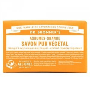 DR BRONNER'S Savon Solide Agrume-Orange - 140g