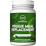 MRM Nutrition Veggie Meal Replacement Protein | Vanilla Bean Flavored | 22g complete plant based protein | Meal on-the-go | Mediate hunger | Balanced macronutrient formula | 28 servings