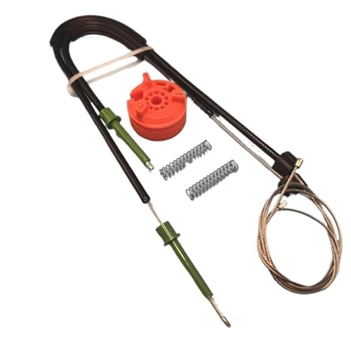 Kit reparación regulador ventana trasero izquierdo compatible con Peugeot 307 Cabriolet