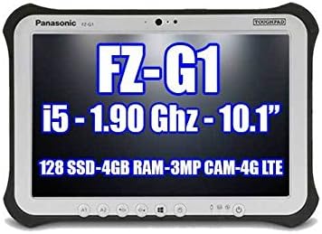 Toughbook PANASONIC TOUGHPAD FZ-G1 i5 1.9Ghz, 3MP CAM, 4G LTE, 128GB SSD, 8GB RAM