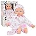 12 Inch Soft Body Baby Doll in Gift Box, Baby Doll with Pacifier, Blanket and Pink Floral Clothes