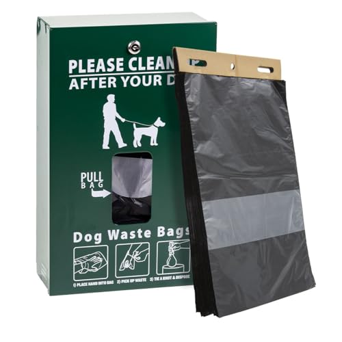 Image of Zero Waste USA 800 Dog Waste Station Bags - ONEpul Header Refill Bags - Dispense 1 Bag at a Time with Pull-Strap - Fits Most Dog Waste Hanging Bag Stations (8 Headers of 100 Bags) (Pack of 2)