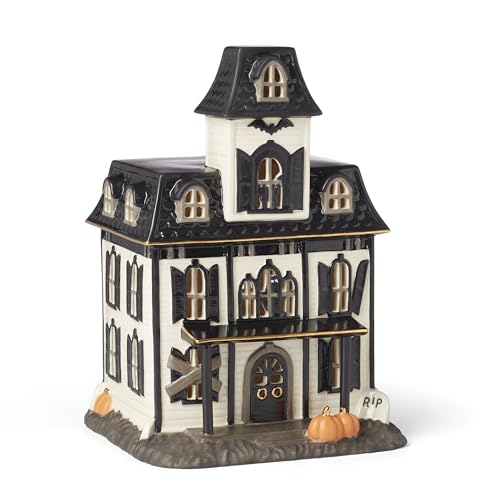 Image of Lenox Vintage Halloween Light-Up House Figurine