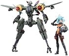 壽屋(KOTOBUKIYA) 鉄銹薔薇(RUSTED BRIER) ランデ・コスキネン & RTP-10A 鋒刃 高速可変戦機 全高約195mm 1/12スケール プラモデル