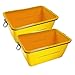 Produktbild 2x Mörtelkasten 110x67x49 cm, 200 Liter - Mörtelwanne, Mörtelkübel, Baukübel, Zementwanne, kranbar, robust und strapazierfähig, ideal für schwere Baustellenarbeiten und Transport von Mörtel und Zement