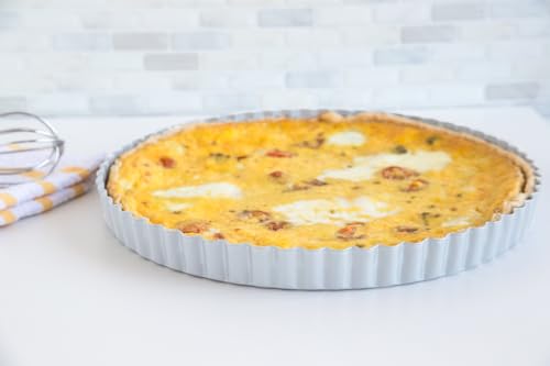 Fox Run Stainless Steel Tart and Quiche Baking Pan, 9.5" Round Fluted Edge Tart Pan by Fox Run - Image 4