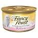 Purina Fancy Feast Grain Free Pate Wet Kitten Food, Tender Salmon Feast - (24) 3 oz. Cans