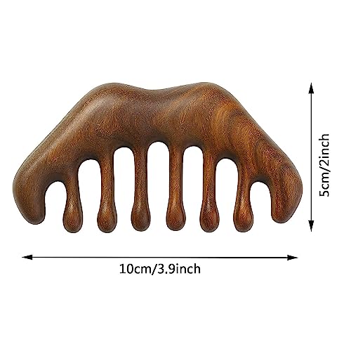 Peine de Madera Natural para Masaje y Cuidado Diario miniatura 2