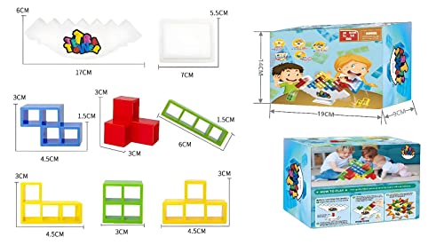 Btolin 32Pcs Tetra Tower Game, Balance Toys For Kids, Tetris Tower Game For Children And Adults,Great For Family Games, Parties, Travel, Birthday Gifts.(32Pcs) #TOP6