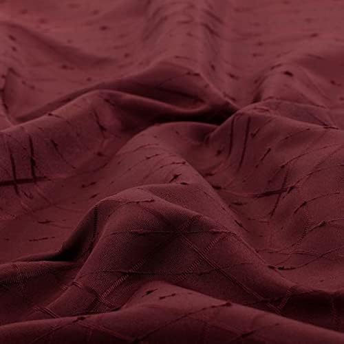 Miniatura 5 de Dainty Home St Pierre - Cortina para oscurecer la habitación, con textura 3D, para dormitorio, con ojales, para oscurecer la habitación, panel