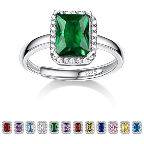 Bestyle May Emerald Birthstone Ring Cover