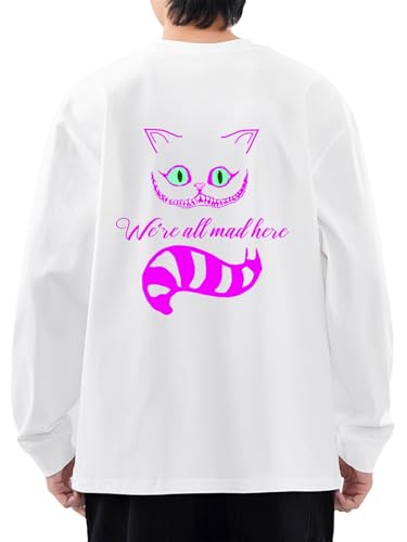 [ZYUNYZL] �s�v�c�̍��̃A���X �`�F�V���L �����Y ����T�V���c ��100 �N���[�l�b�N ����T ������� �J�W���A�� �����O�X���[�u �C���i�[�V���c �H�� �g�b�v�X ���������� ������ 3XL