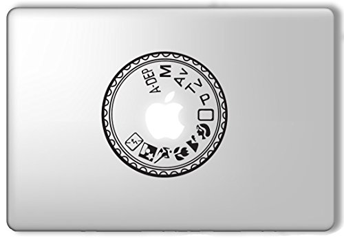 Camera Control Knob Cannon Nikon - Apple Macbook Laptop Vinyl Sticker Decal