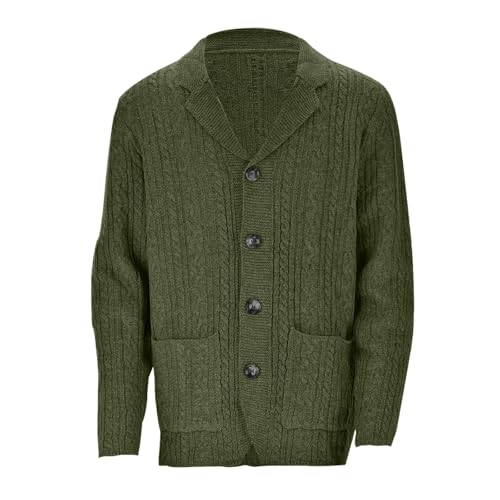 Oversized Cardigan Sweaters for Men Button Down Long Sleeve Cable Knitted Sweaters Fall Winter Soft Active Sportswear4