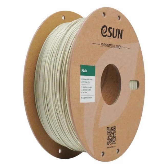 Image of eSUN High Speed PLA+ Filament 1.75mm, 3D Printer Filament Speedy PLA Plus for Fast Printing, Dimensional Accuracy + /- 0.03mm, 1KG (2.2 LBS) Light Khaki