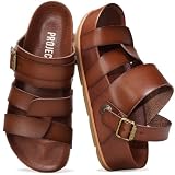 Best Comfortable Sandals for Women: Style Meets All-Day Comfort 14 Project Cloud Platform Sandals Women – Strappy Wedges with Comfortable Plush & Soft Insole – Lightweight & Non Slip Platform Sandals for Women 2026 (Proud,CLAY,8)